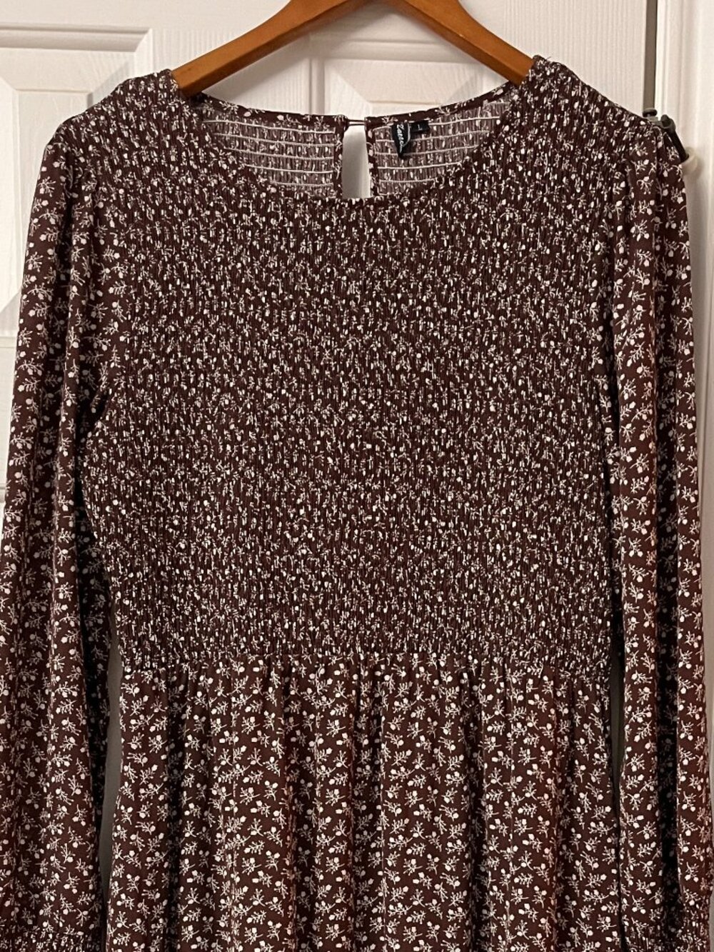 Zattcas brown maxi dress, size L